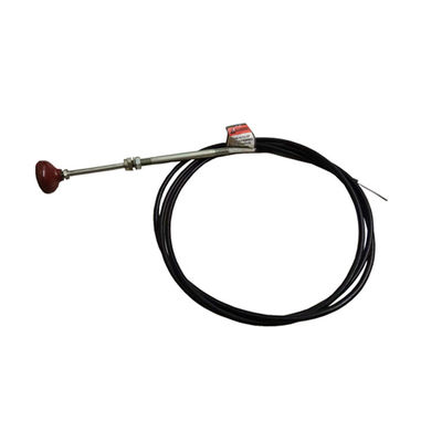 Universele Stop Cable With Red Round Pull To Stop Knob คาเบิ้ลหยุดแบบทั่วไปที่มีหมุนแดงดึงเพื่อหยุด