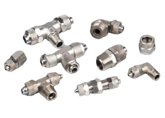 15 บาร์ ความดันสูง รวดเร็ว รวดเร็ว ติดต่อ Fittings สําหรับท่อพลาสติก