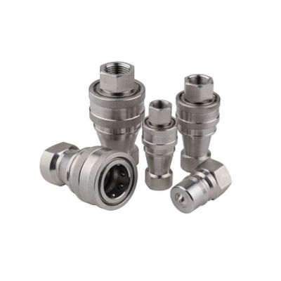 AU หรือ EPDM Hydraulic Quick Adapter สําหรับการใช้งานแก๊ส อุณหภูมิการทํางาน -20-100 °C