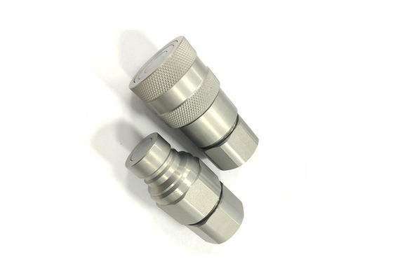 สแตนเลส ความดันสูง Quick Coupler หน้าเรียบ Hydraulic Quick Coupling