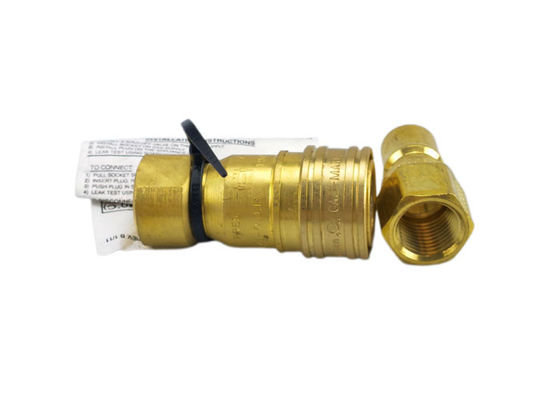 3000PSI Thread เพื่อเชื่อมต่อ Tubular วาล์วทองแดง Coupling