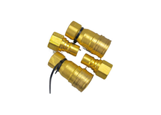 3000PSI Thread เพื่อเชื่อมต่อ Tubular วาล์วทองแดง Coupling