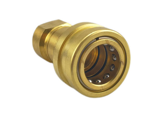 0.25 นิ้ว IATF16949 ชาย ทองแดง Quick Connect Fittings