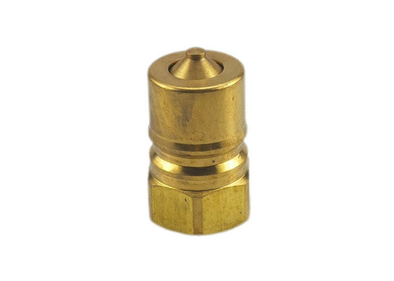 0.25 นิ้ว IATF16949 ชาย ทองแดง Quick Connect Fittings