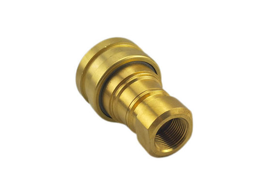 ISO7241B 0.75 นิ้ว ไฮดรอลิก ทองแดง Quick Coupler