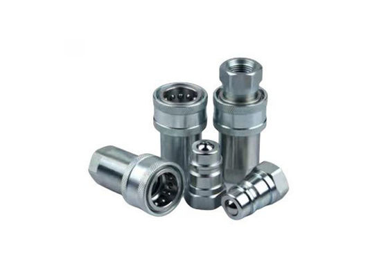 วาล์วลูกกลองประเภท ISO 5675 คอปเลอร์ สแตนเลส ไฮดรอลิก คอปเลนด์รวดเร็ว สําหรับการก่อสร้าง