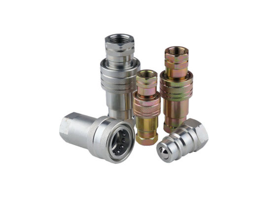 บอลวาล์ว ISO5676 ประเภทข้อต่อไฮดรอลิกด่วน NBR ซีลวัสดุเหล็กกล้าคาร์บอน