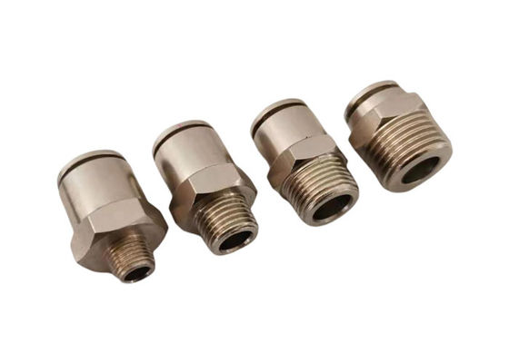 OEM Threaded Push In Fittings การเชื่อมต่อมือเร็ว IATF16949