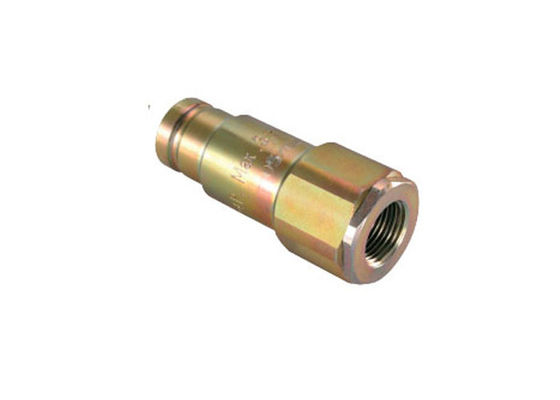 IATF16949 สแตนเลส Flat Face Coupler 0.25'' Flat Face Quick Disconnect เครื่องเชื่อมต่อแบบเรียบ