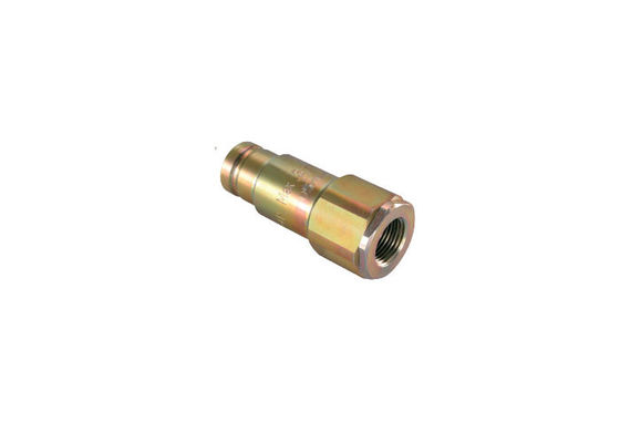 IATF16949 สแตนเลส Flat Face Coupler 0.25'' Flat Face Quick Disconnect เครื่องเชื่อมต่อแบบเรียบ