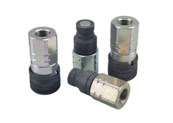 3/8''ISO 16028 ไฮดรอลิกสแตนดาร์ด สแตนเลส Flat Face Coupler