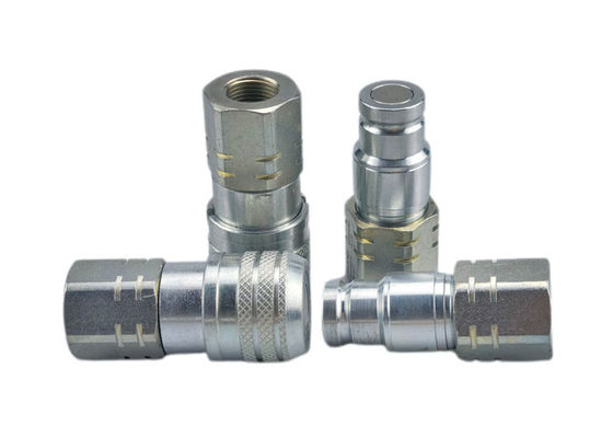 ISO16028 1'' Flat Face Hydraulic Quick Release Couplings เครื่องเชื่อมต่อแบบไฮดรอลิก