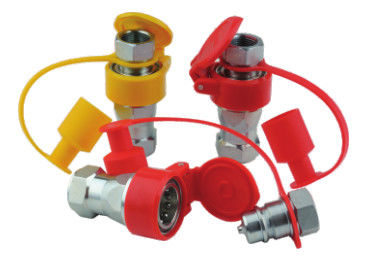 G1/2 เครื่องเชื่อมเร็วทางการเกษตร เครื่องเชื่อมเร็วทางไฮดรอลิกจากเหล็กคาร์บอน