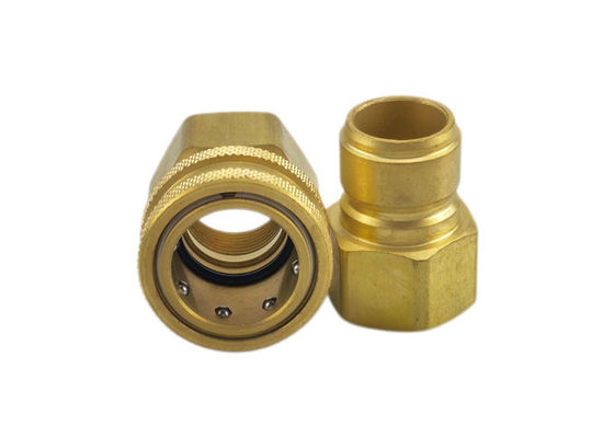 1700psi ซีรี่ย์ที่ไม่ติดวาลฟ์ สายเชื่อมปลดเร็วด้วยทองแดง