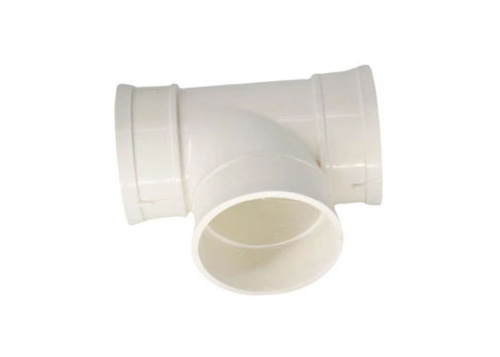 40 พีวีซี ความดันท่อ Fittings Tee Polyvinyl Chloride สําหรับการระบายน้ํา
