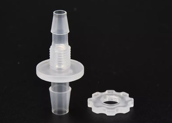 ปลาสติกที่เท่าเทียม แผ่นติดตั้ง Fittings สายตรงลด Barbed Union Bulkhead