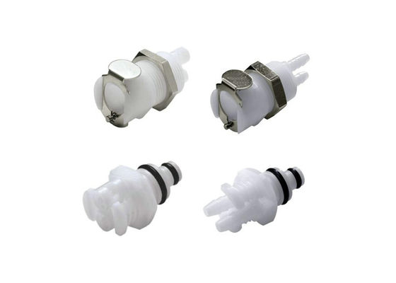 PTC Series CPC Connector Twin Tube 1/16 ID Quick Connect ข้อต่อของไหล