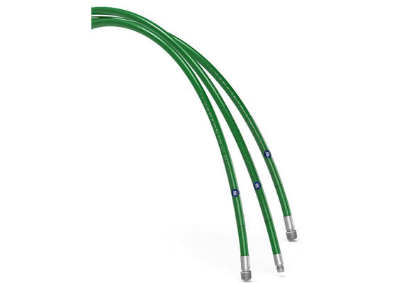 การชําระน้ํามัน 110Mpa หลอดแรงดันสูงสุด สีเขียว ID 6.4MM