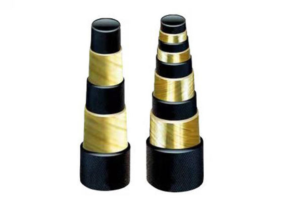100MPa สายส้วนความดันสูงสุด สายส้วนยางสายเหล็ก