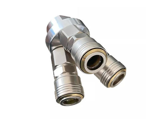 ปนูเมติกวงกลมสามทาง Quick Plug Joint ประเภท C การล็อคตัวเองสําหรับเครื่องปรับอากาศ
