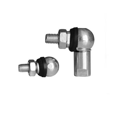 เงินหรือเหลือง สีซิงก์ Plated Angle Ball Joint Rod End Bearing With Rubber Seals IATF16949 รับรอง