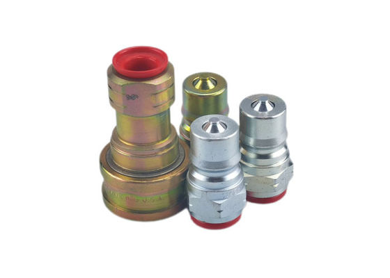 กล่องล็อคล็อคตัวเองของโลหะ Flange Hose ด้วยหัวเหล็กก๊าบอนสําหรับการใช้งานไฮดรอลิกภาระหนัก