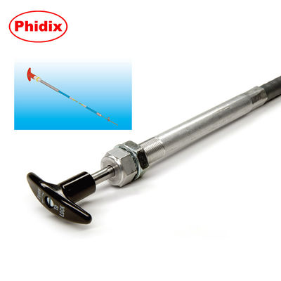 Twist การล็อคควบคุมหัวเคเบิล Plated สแตนเลสคาร์บอนล็อคผลักดันดึงหัวเคเบิล