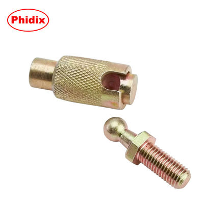 S-Knurling สายต่อลูกบอลตัดต่อเร็ว: การประกอบอย่างรวดเร็ว ทนต่อการกัดกร่อน (ยางปูน, รักษาด้วยความร้อน)