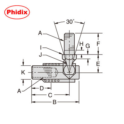 S-Knurling สายต่อลูกบอลตัดต่อเร็ว: การประกอบอย่างรวดเร็ว ทนต่อการกัดกร่อน (ยางปูน, รักษาด้วยความร้อน)