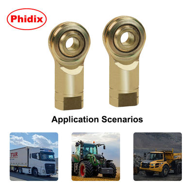 EM-M/EF-M Series Metal Rod Ends: ซิงค์- Plated Metric Joints with PTFE Options & Corrosion Resistance สําหรับการควบคุมการเคลื่อนไหวในอุตสาหกรรม
