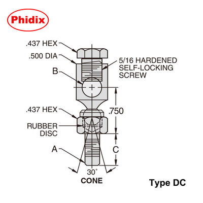ผลิตภัณฑ์เชื่อมต่อ เครื่องเชื่อมต่อสับ Rotary Swivel Joint Type DC / DH Control Swivels