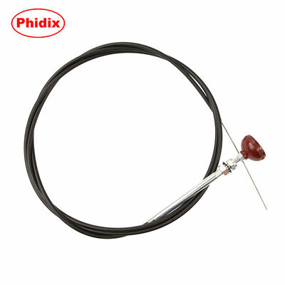 ชุดสายเคเบิลควบคุมแบบดึงอย่างเดียวพร้อมปุ่ม PTO สีแดง