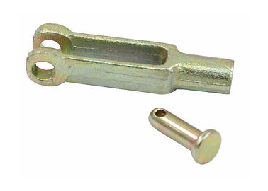 SS สายเบรกจอดรถ 10-32 Thread หญิง Clevis ปลายด้วย 3/16 นิ้ว Pin