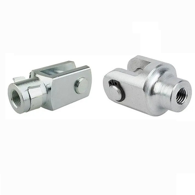 ความต้านทานต่ํา ดันดึง สายไฟฟ้าปลาย Fittings เหล็ก Clevis Thread 1/4 - 28 RH U ฟอร์ค